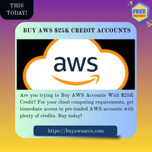 Buy AWS $25K Credit Accounts