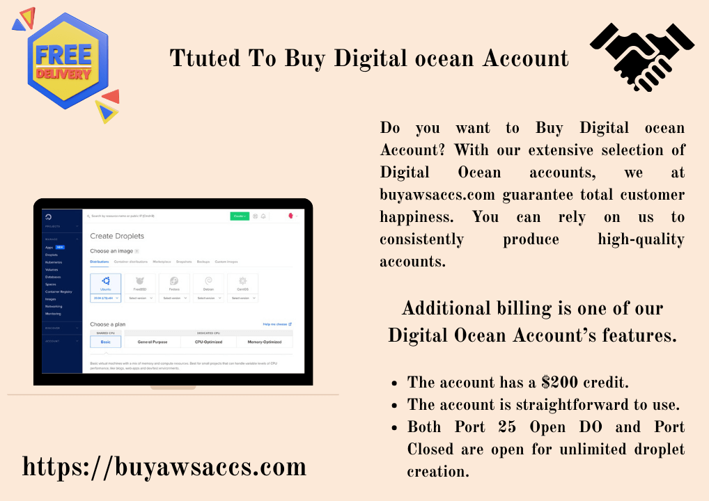 Buy Digital ocean Accounts