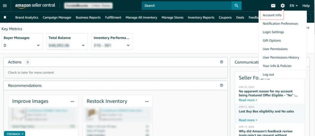 Buy Amazon Seller Accounts
