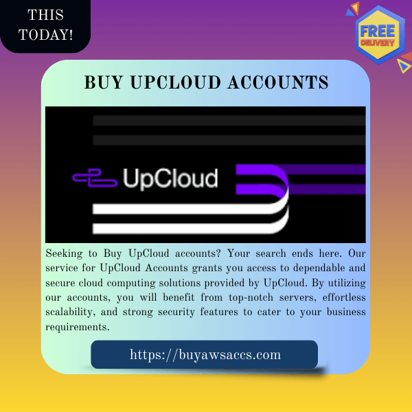Buy Upcloud Accounts