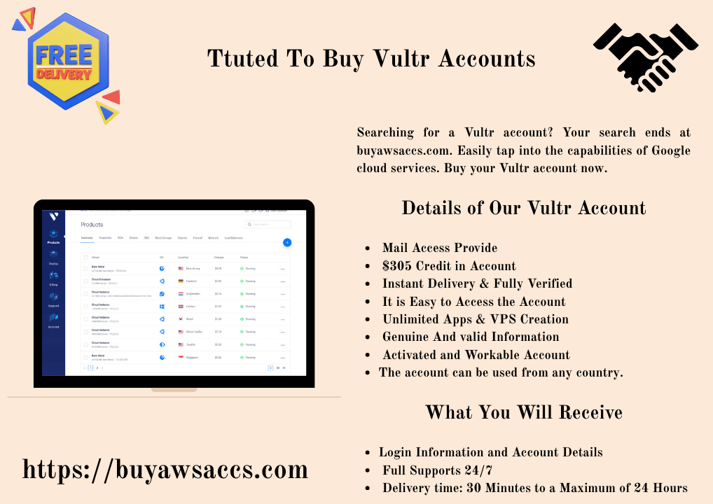 Buy Vultr Accounts