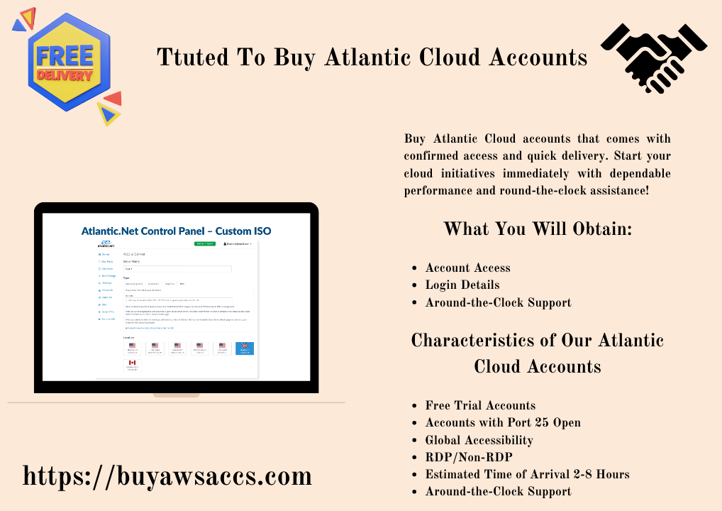 Buy Atlantic Cloud Accounts