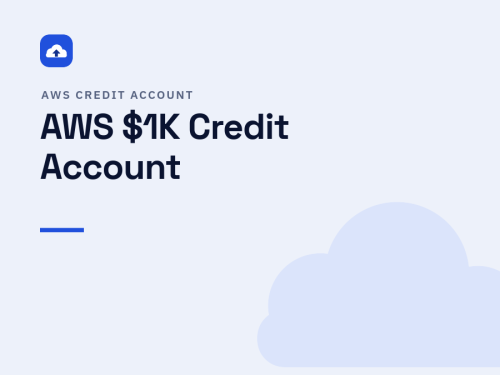 Buy AWS $1K Credit Account